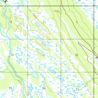United States Geological Survey Talkeetna B-3, AK (1954, 63360-Scale) digital map