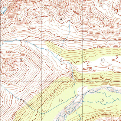 United States Geological Survey Talkeetna B-5, AK (1958, 63360-Scale) digital map