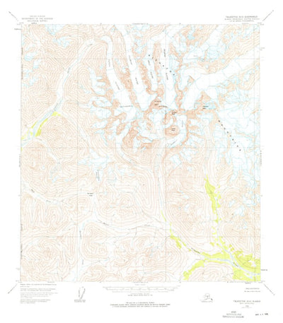 United States Geological Survey Talkeetna B-6, AK (1958, 63360-Scale) digital map