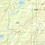 United States Geological Survey Talkeetna C-1 SE, AK (1987, 25000-Scale) digital map