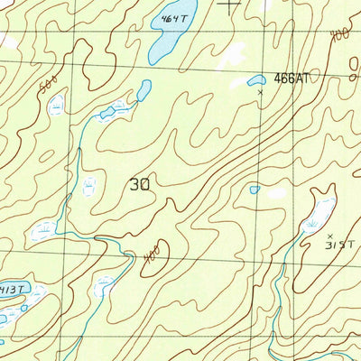 United States Geological Survey Talkeetna C-1 SE, AK (1987, 25000-Scale) digital map