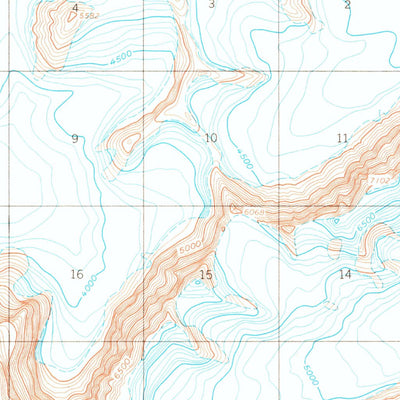 United States Geological Survey Talkeetna C-5, AK (1958, 63360-Scale) digital map