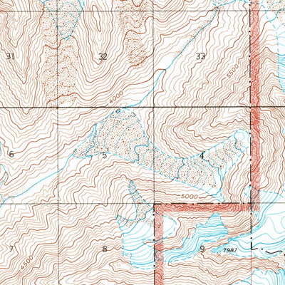 United States Geological Survey Talkeetna D-5, AK (1958, 63360-Scale) digital map