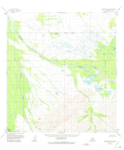 United States Geological Survey Talkeetna D-6, AK (1958, 63360-Scale) digital map