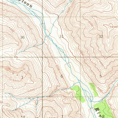 United States Geological Survey Talkeetna Mountains A-3, AK (1951, 63360-Scale) digital map