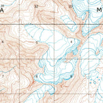 United States Geological Survey Talkeetna Mountains A-4, AK (1949, 63360-Scale) digital map