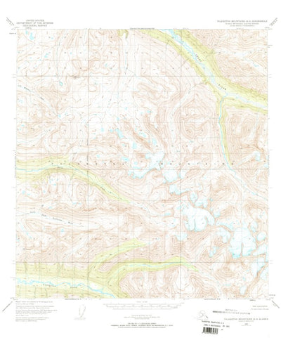 United States Geological Survey Talkeetna Mountains A-5, AK (1950, 63360-Scale) digital map