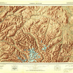 United States Geological Survey Talkeetna Mountains, AK (1950, 250000-Scale) digital map
