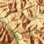 United States Geological Survey Talkeetna Mountains, AK (1950, 250000-Scale) digital map