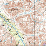United States Geological Survey Talkeetna Mountains, AK (1954, 250000-Scale) digital map