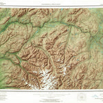 United States Geological Survey Talkeetna Mountains, AK (1966, 250000-Scale) digital map
