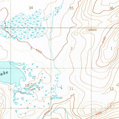 United States Geological Survey Talkeetna Mountains B-2, AK (1951, 63360-Scale) digital map
