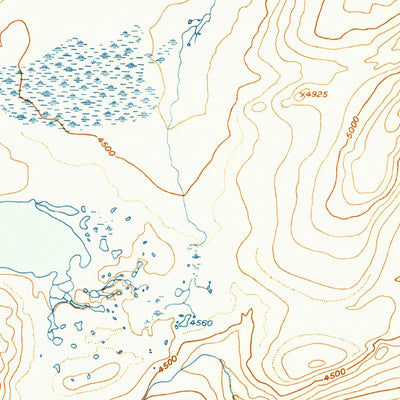 United States Geological Survey Talkeetna Mountains B-2, AK (1952, 63360-Scale) digital map