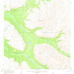 United States Geological Survey Talkeetna Mountains B-5, AK (1950, 63360-Scale) digital map