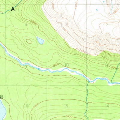 United States Geological Survey Talkeetna Mountains B-5, AK (1950, 63360-Scale) digital map
