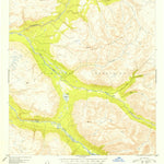 United States Geological Survey Talkeetna Mountains B-5, AK (1952, 63360-Scale) digital map