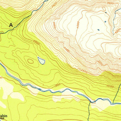 United States Geological Survey Talkeetna Mountains B-5, AK (1952, 63360-Scale) digital map