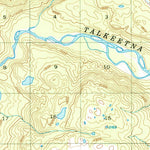 United States Geological Survey Talkeetna Mountains B-6, AK (1949, 63360-Scale) digital map