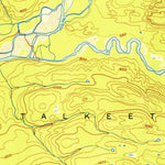 United States Geological Survey Talkeetna Mountains B-6, AK (1952, 63360-Scale) digital map