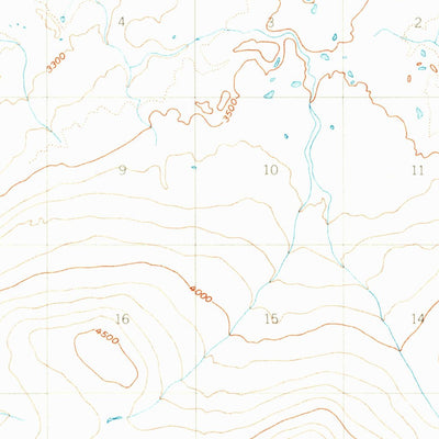 United States Geological Survey Talkeetna Mountains C-2, AK (1951, 63360-Scale) digital map