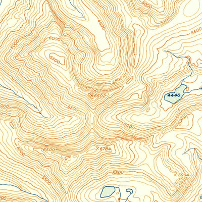 United States Geological Survey Talkeetna Mountains C-3, AK (1952, 63360-Scale) digital map