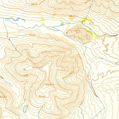 United States Geological Survey Talkeetna Mountains C-4, AK (1952, 63360-Scale) digital map