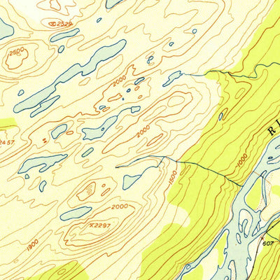 United States Geological Survey Talkeetna Mountains C-6, AK (1952, 63360-Scale) digital map