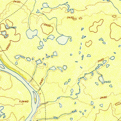 United States Geological Survey Talkeetna Mountains D-1, AK (1952, 63360-Scale) digital map