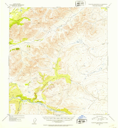 United States Geological Survey Talkeetna Mountains D-2, AK (1952, 63360-Scale) digital map