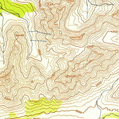 United States Geological Survey Talkeetna Mountains D-2, AK (1952, 63360-Scale) digital map