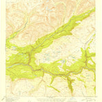 United States Geological Survey Talkeetna Mountains D-5, AK (1951, 63360-Scale) digital map