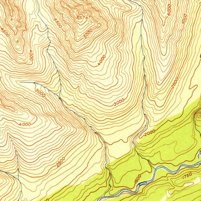 United States Geological Survey Talkeetna Mountains D-5, AK (1951, 63360-Scale) digital map