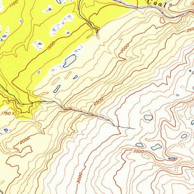 United States Geological Survey Talkeetna Mountains D-6, AK (1949, 63360-Scale) digital map