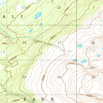United States Geological Survey Talkeetna Mountains D-6, AK (1951, 63360-Scale) digital map