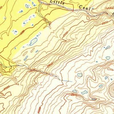 United States Geological Survey Talkeetna Mountains D-6, AK (1952, 63360-Scale) digital map