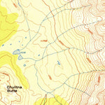 United States Geological Survey Talkeetna Mountains D-6, AK (1952, 63360-Scale) digital map