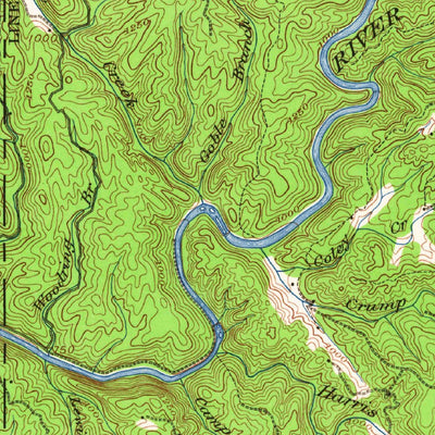 United States Geological Survey Talking Rock, GA (1914, 62500-Scale) digital map