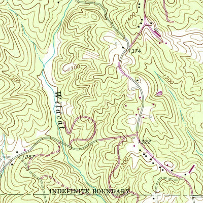 United States Geological Survey Talking Rock, GA (1971, 24000-Scale) digital map