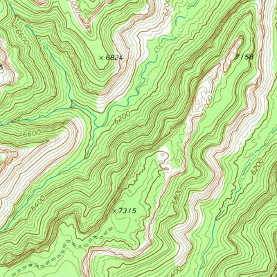 United States Geological Survey Tall Mountain, AZ (1970, 24000-Scale) digital map