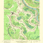 United States Geological Survey Talla Bena, LA-MS (1939, 62500-Scale) digital map