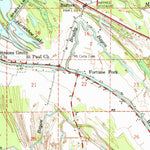 United States Geological Survey Talla Bena, LA-MS (1965, 62500-Scale) digital map