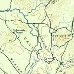United States Geological Survey Talladega, AL (1890, 125000-Scale) digital map