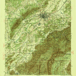 United States Geological Survey Talladega, AL (1946, 62500-Scale) digital map