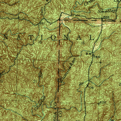 United States Geological Survey Talladega, AL (1946, 62500-Scale) digital map