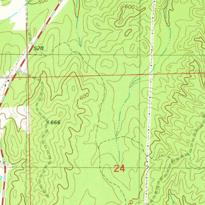 United States Geological Survey Talladega Springs, AL (1979, 24000-Scale) digital map