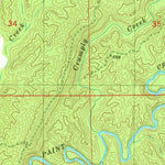 United States Geological Survey Talladega Springs, AL (1979, 24000-Scale) digital map
