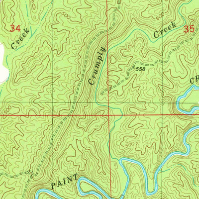 United States Geological Survey Talladega Springs, AL (1979, 24000-Scale) digital map