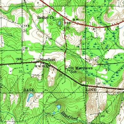 United States Geological Survey Tallahassee, FL (1940, 62500-Scale) digital map