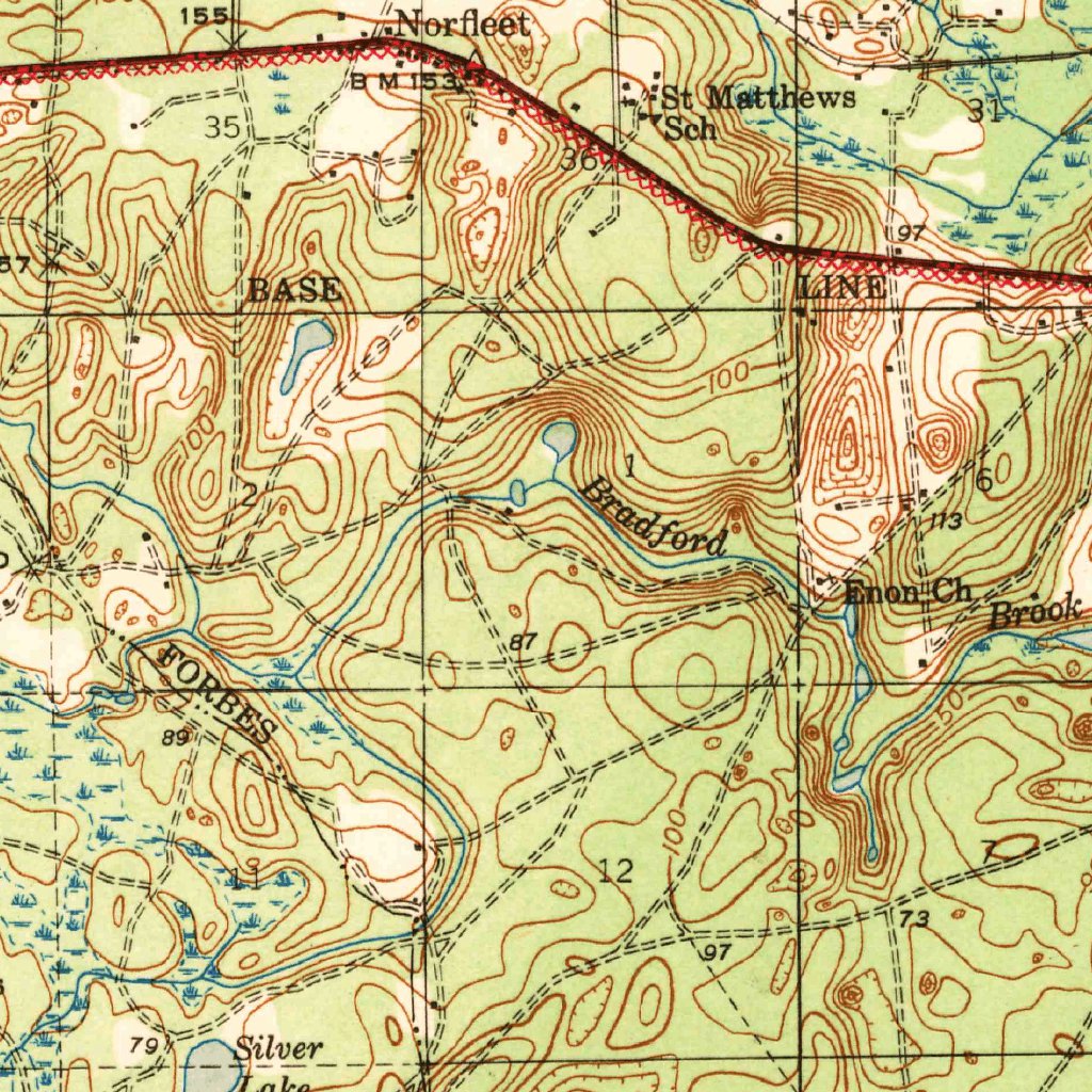 Tallahassee, FL (1942, 62500Scale) Map by United States Geological