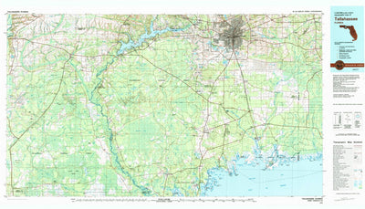 United States Geological Survey Tallahassee, FL (1979, 100000-Scale) digital map